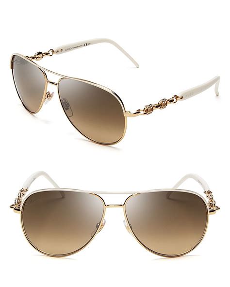 gucci chain link aviator sunglasses|sunglasses gucci original.